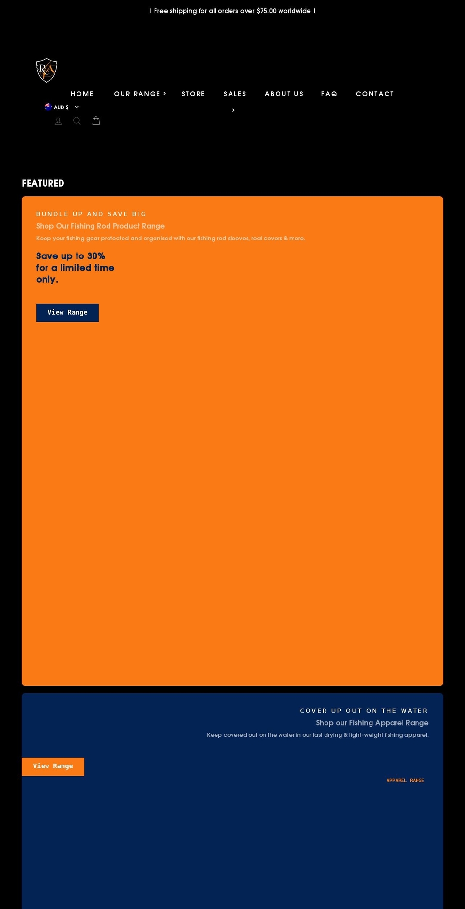 rodarmour.com.au shopify website screenshot