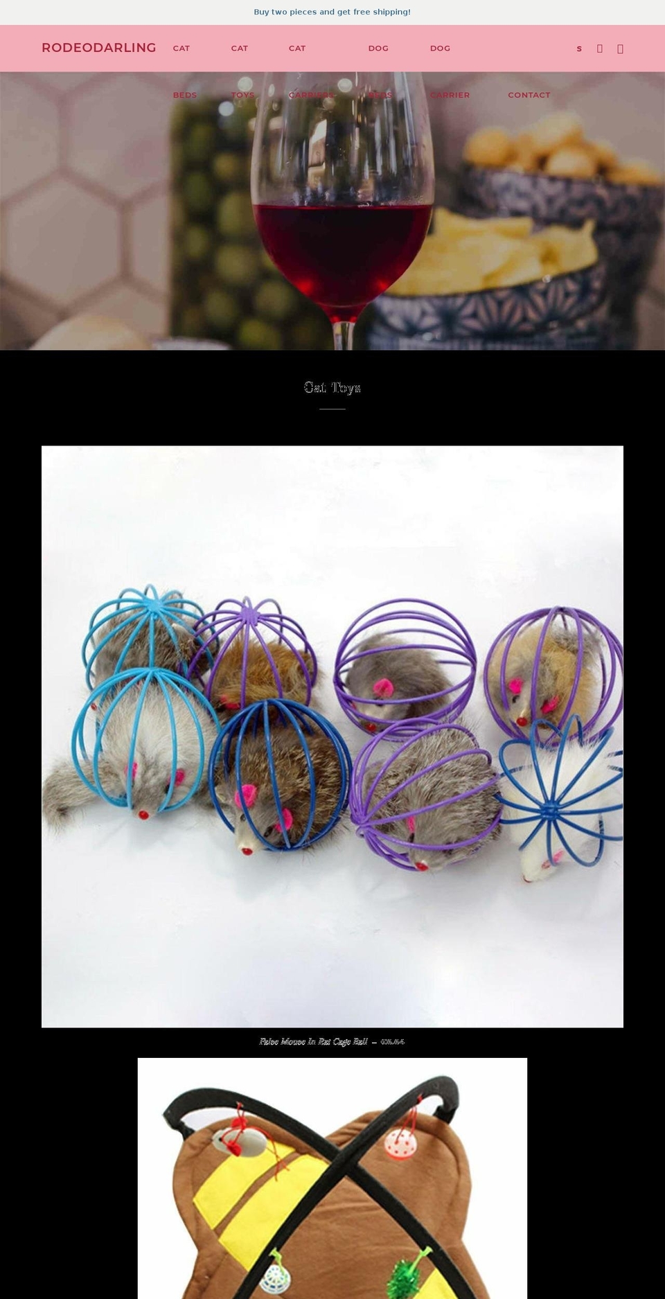 rodeodarling.com — Shopify storefront screenshot