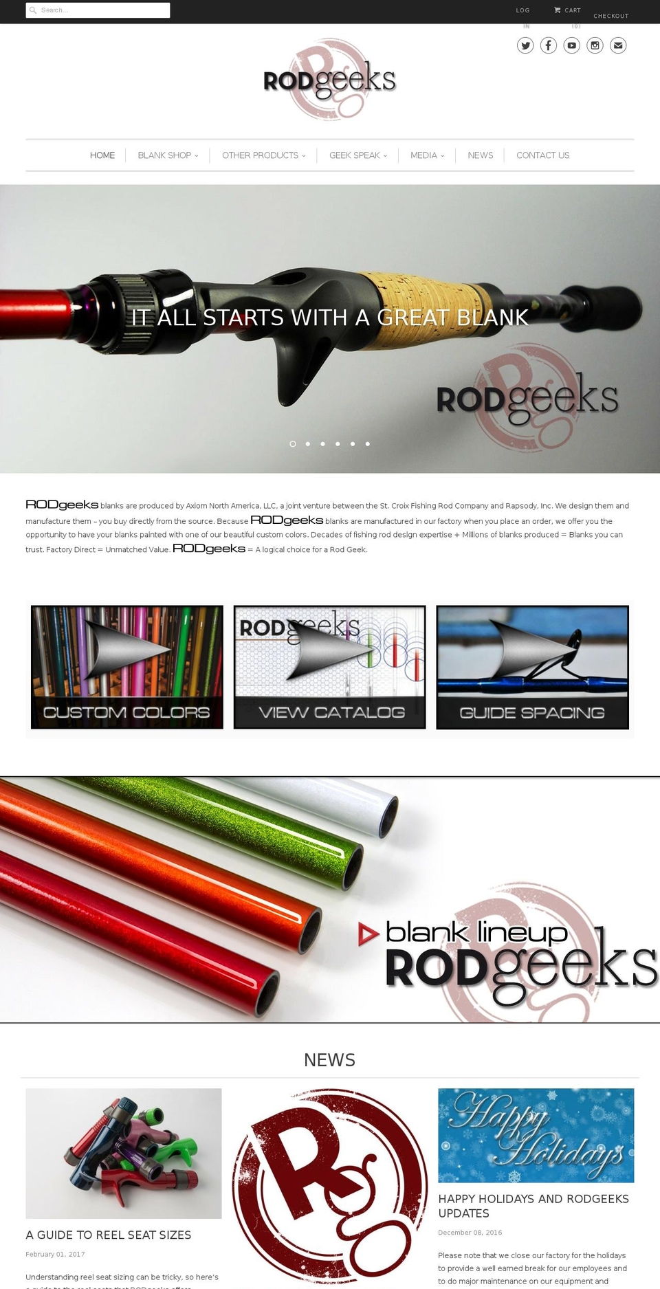rodgeeks.com shopify website screenshot