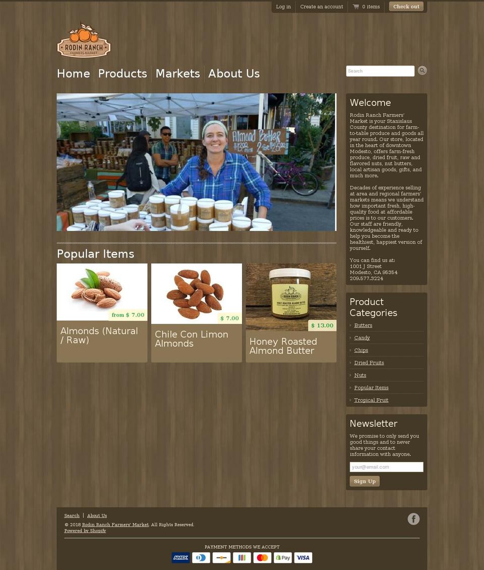 rodinranch.com shopify website screenshot