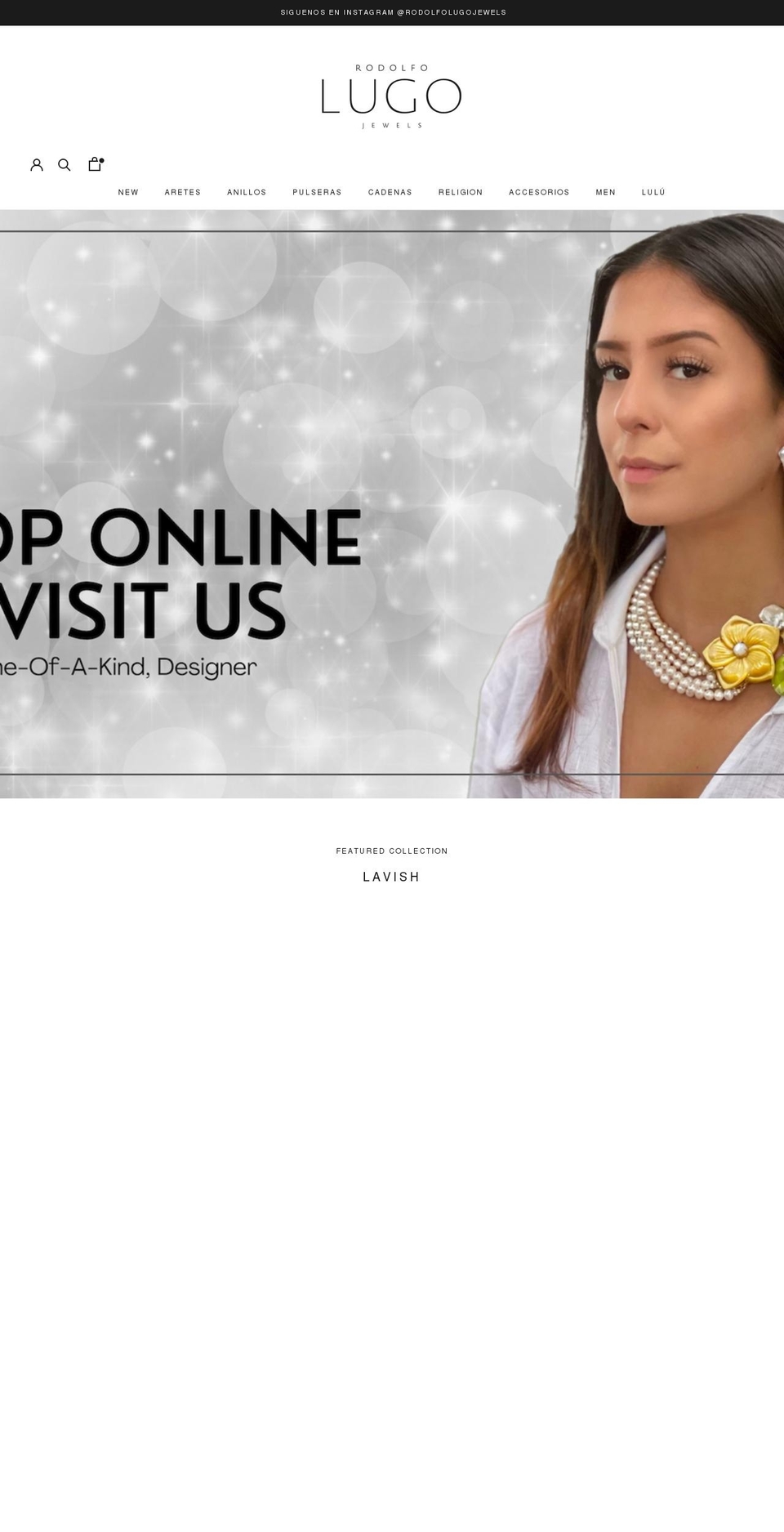 rodolfolugo.com shopify website screenshot