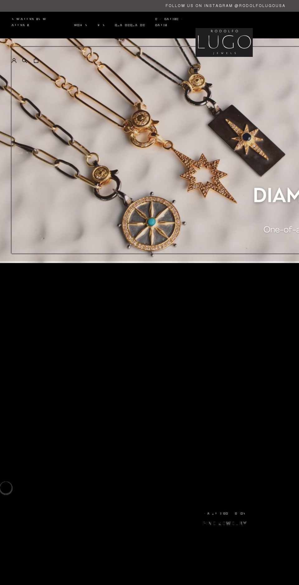 rodolfolugojewelsusa.com shopify website screenshot