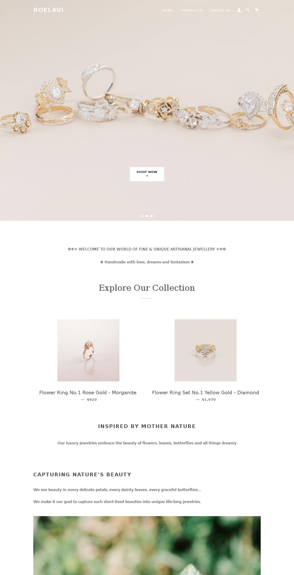 roelavi.com — Shopify storefront screenshot