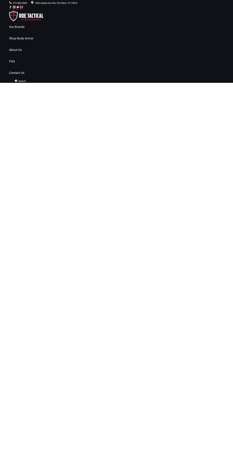 roetacsystems.com — Shopify storefront screenshot