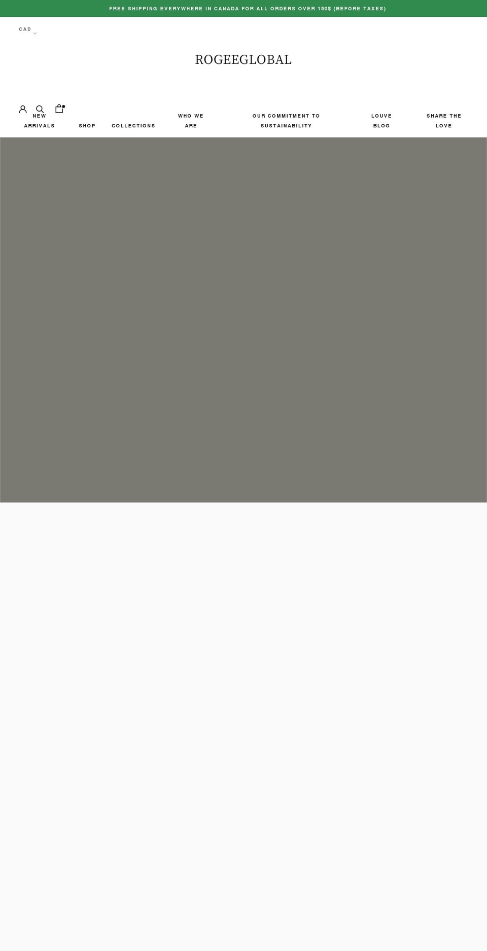 rogeeglobal.com shopify website screenshot