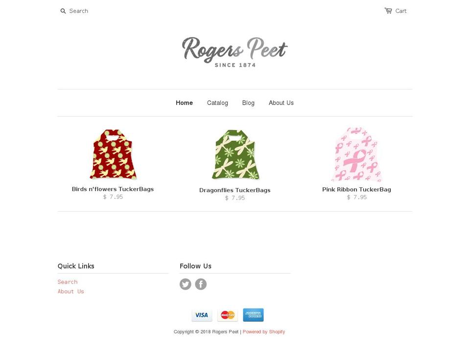 rogerspeet.com shopify website screenshot