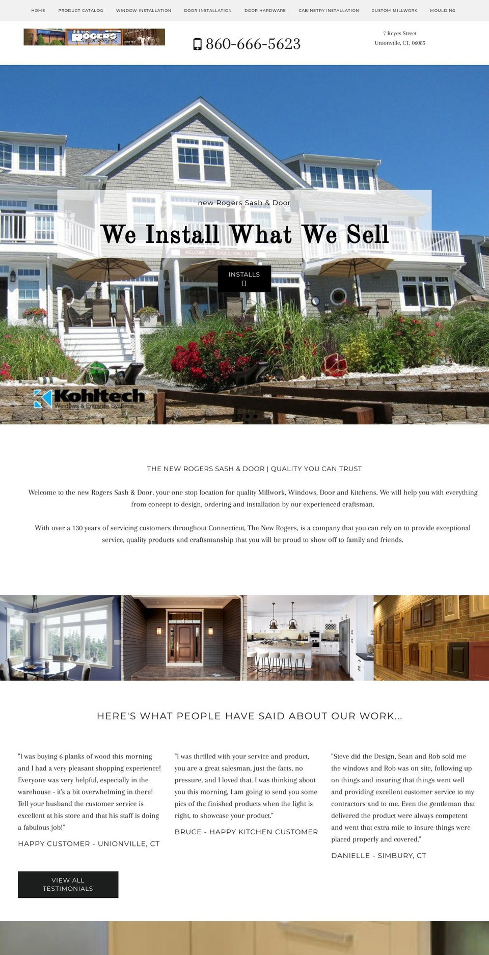 rogerssashanddoor.net shopify website screenshot