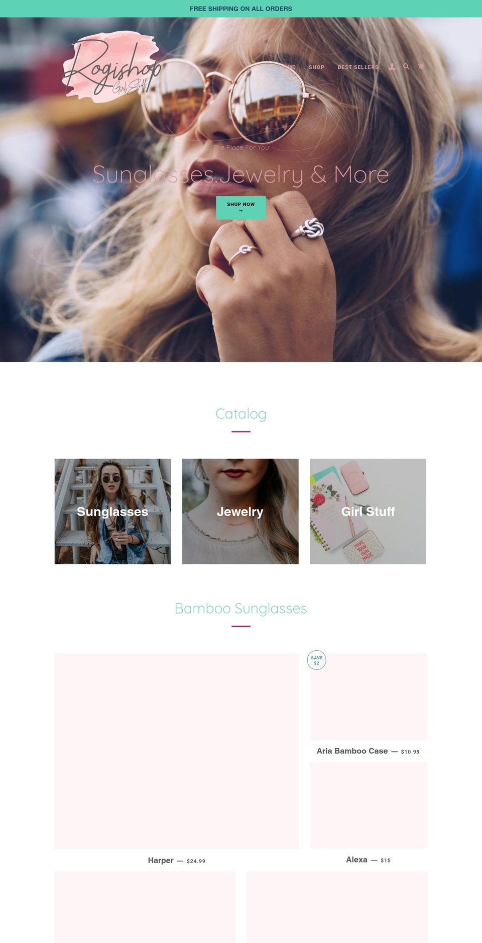 rogishop.com — Shopify storefront screenshot