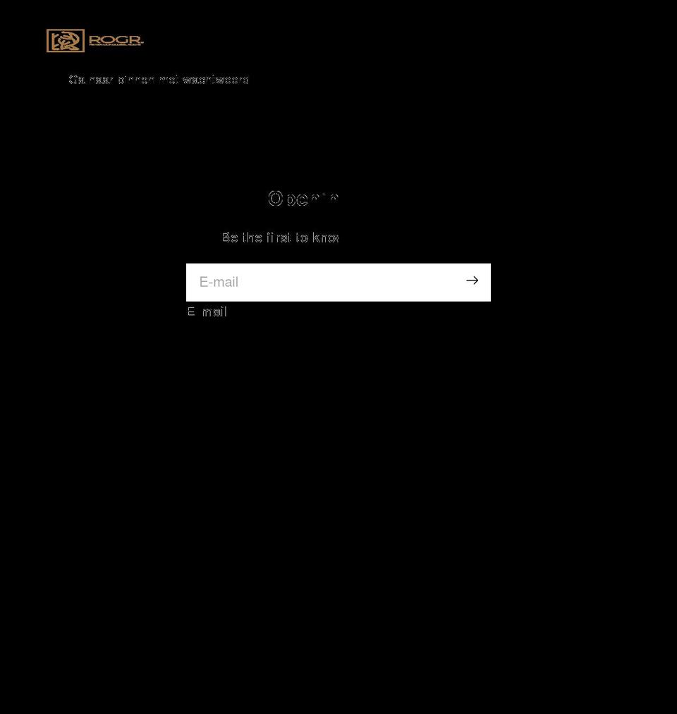 rogr.nl shopify website screenshot