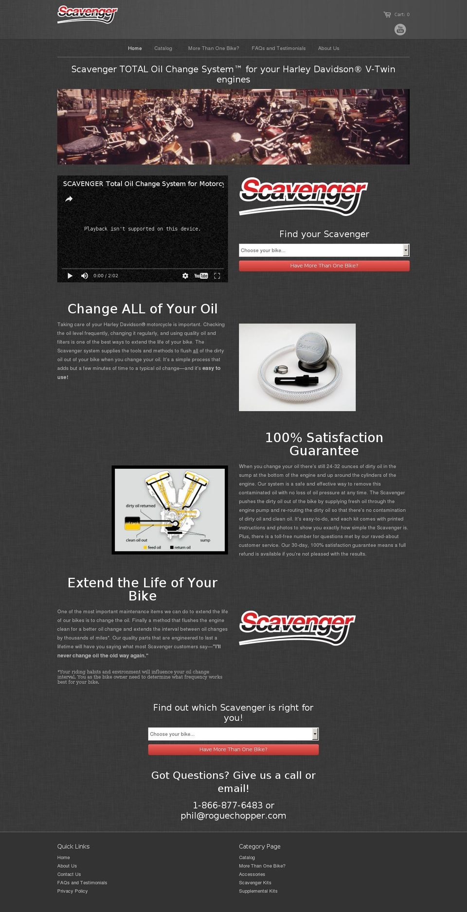 roguechopper.com shopify website screenshot