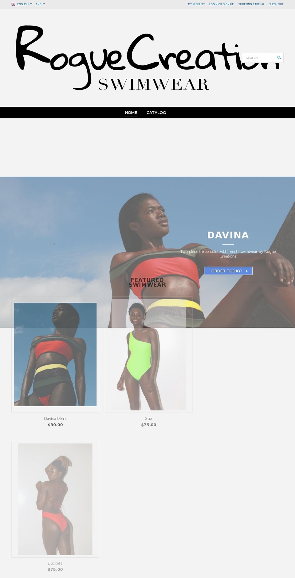 roguecreation.com — Shopify storefront screenshot