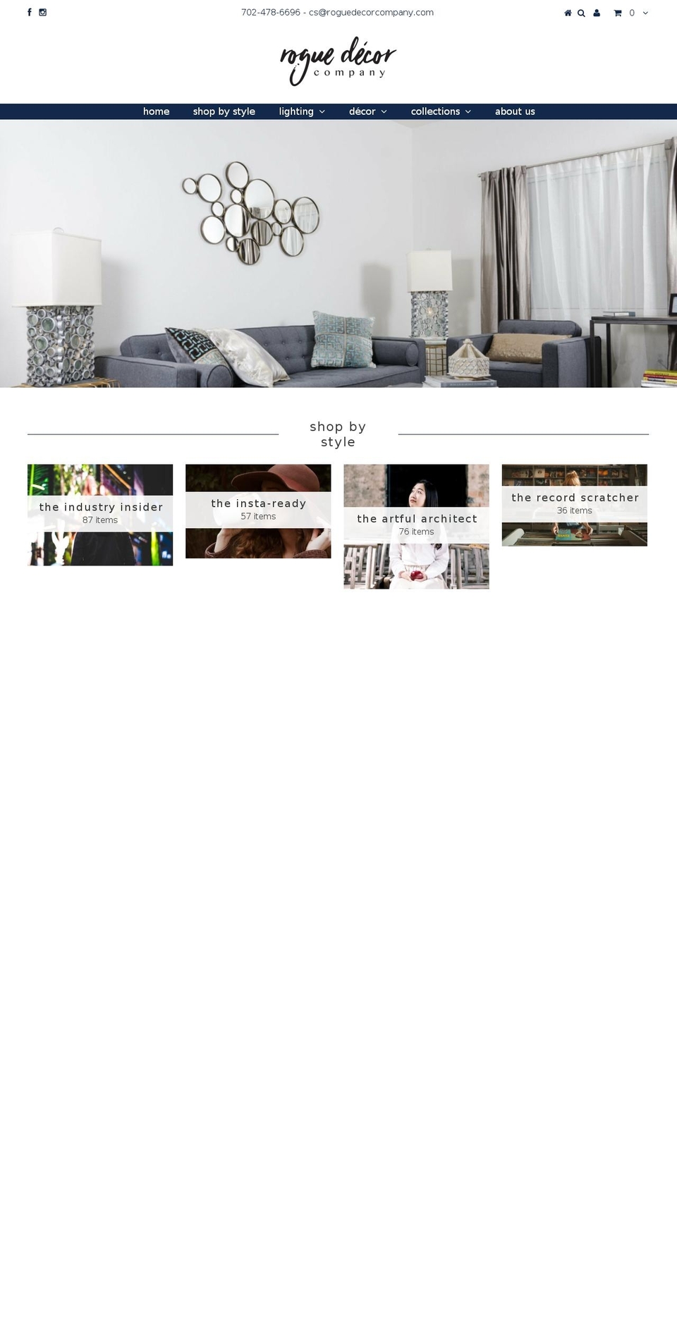 roguedecorcompany.com — Shopify storefront screenshot