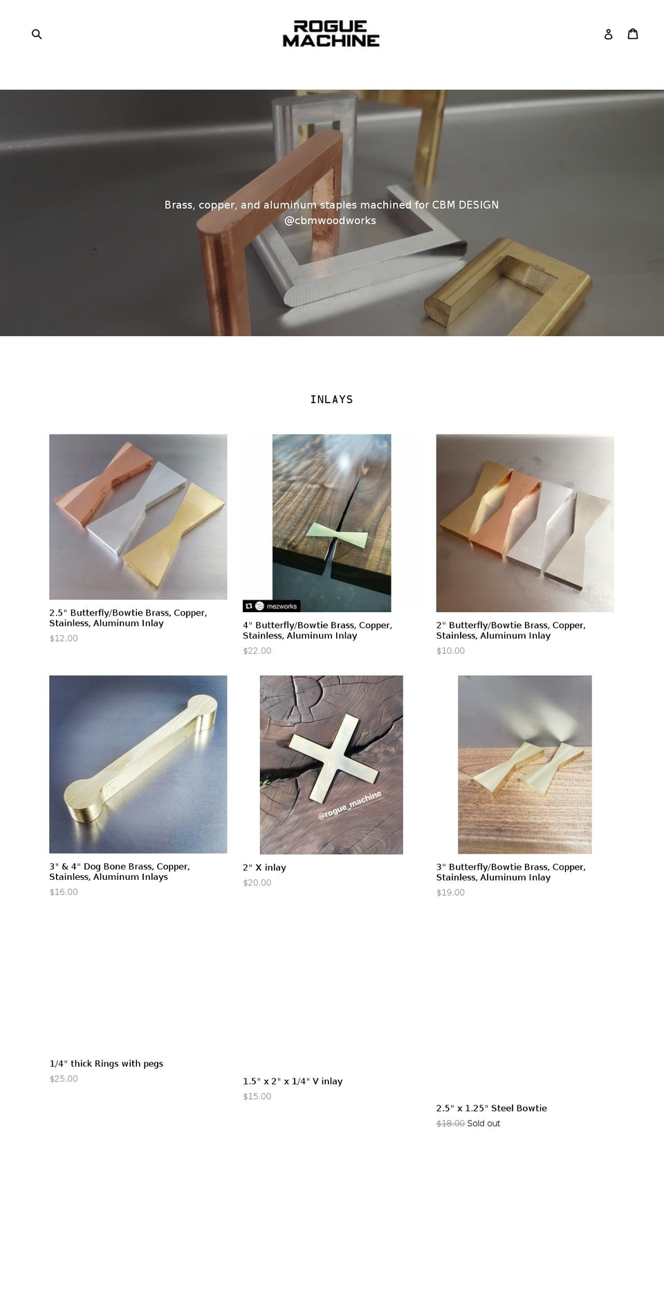 roguemachstore.com — Shopify storefront screenshot