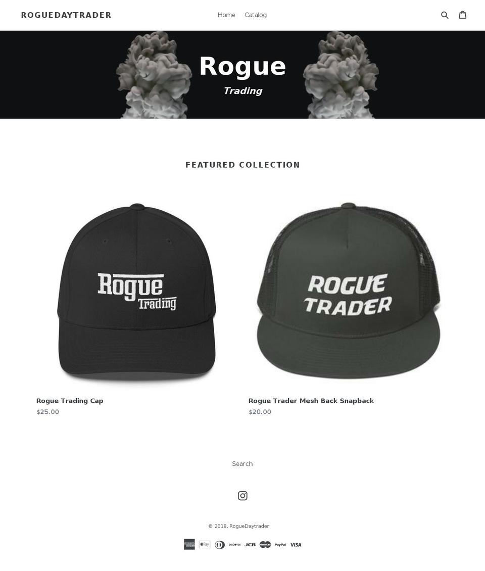 roguetradingshop.com — Shopify storefront screenshot
