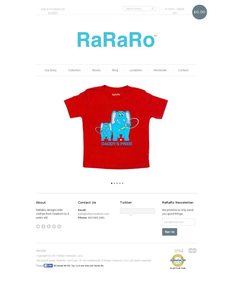 rohancreations.com shopify website screenshot