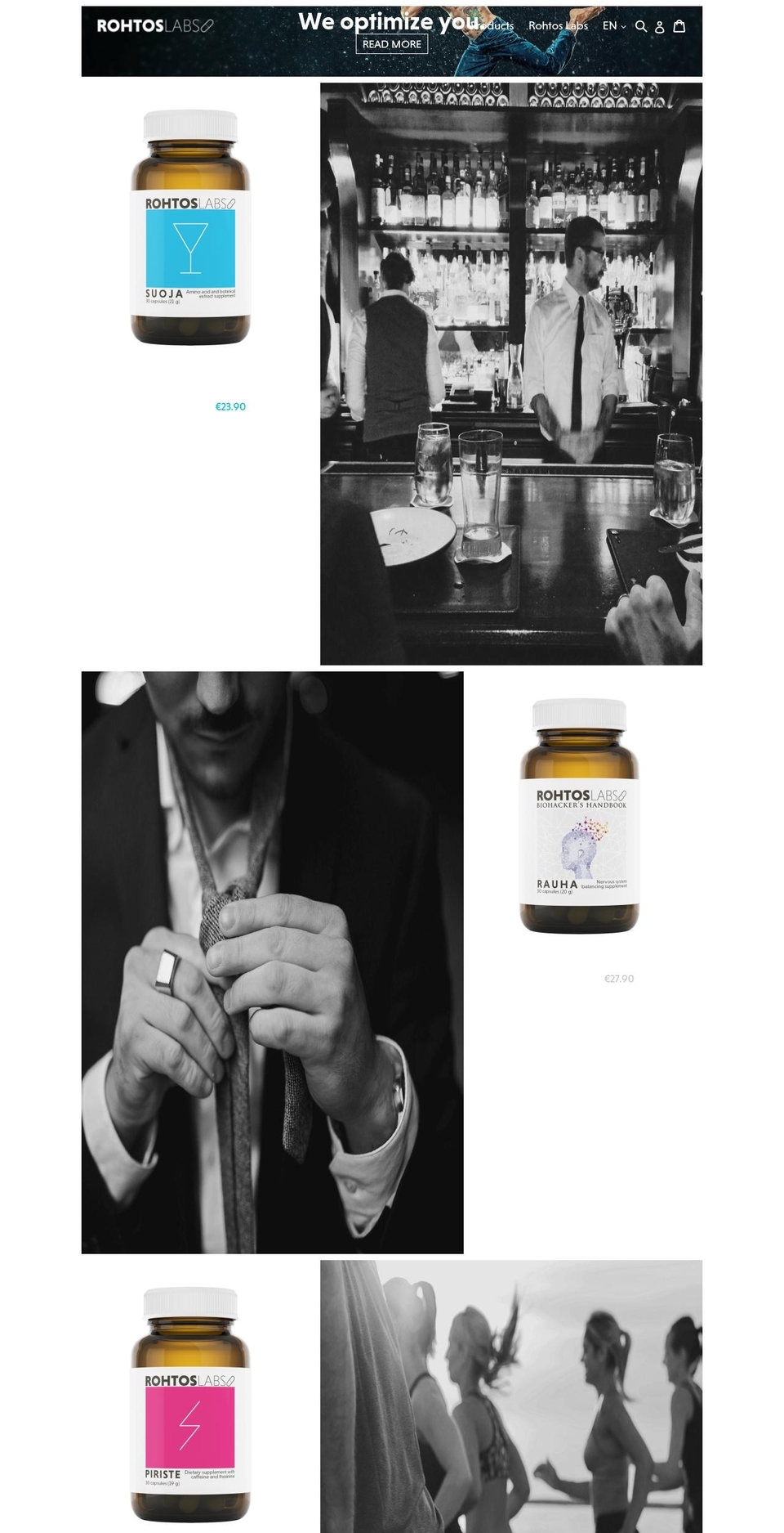 rohtoslabs.com — Shopify storefront screenshot