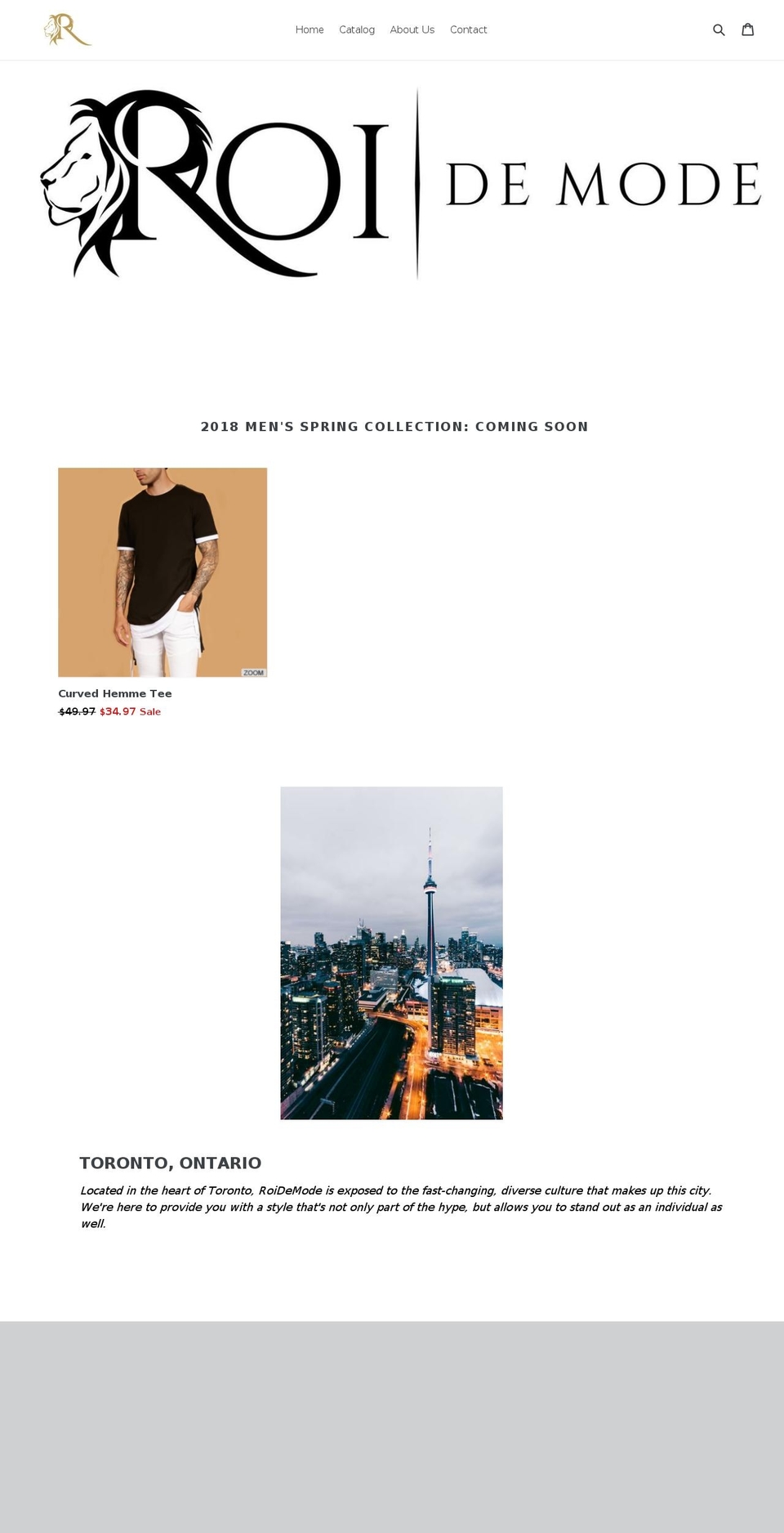 roidemode.com shopify website screenshot