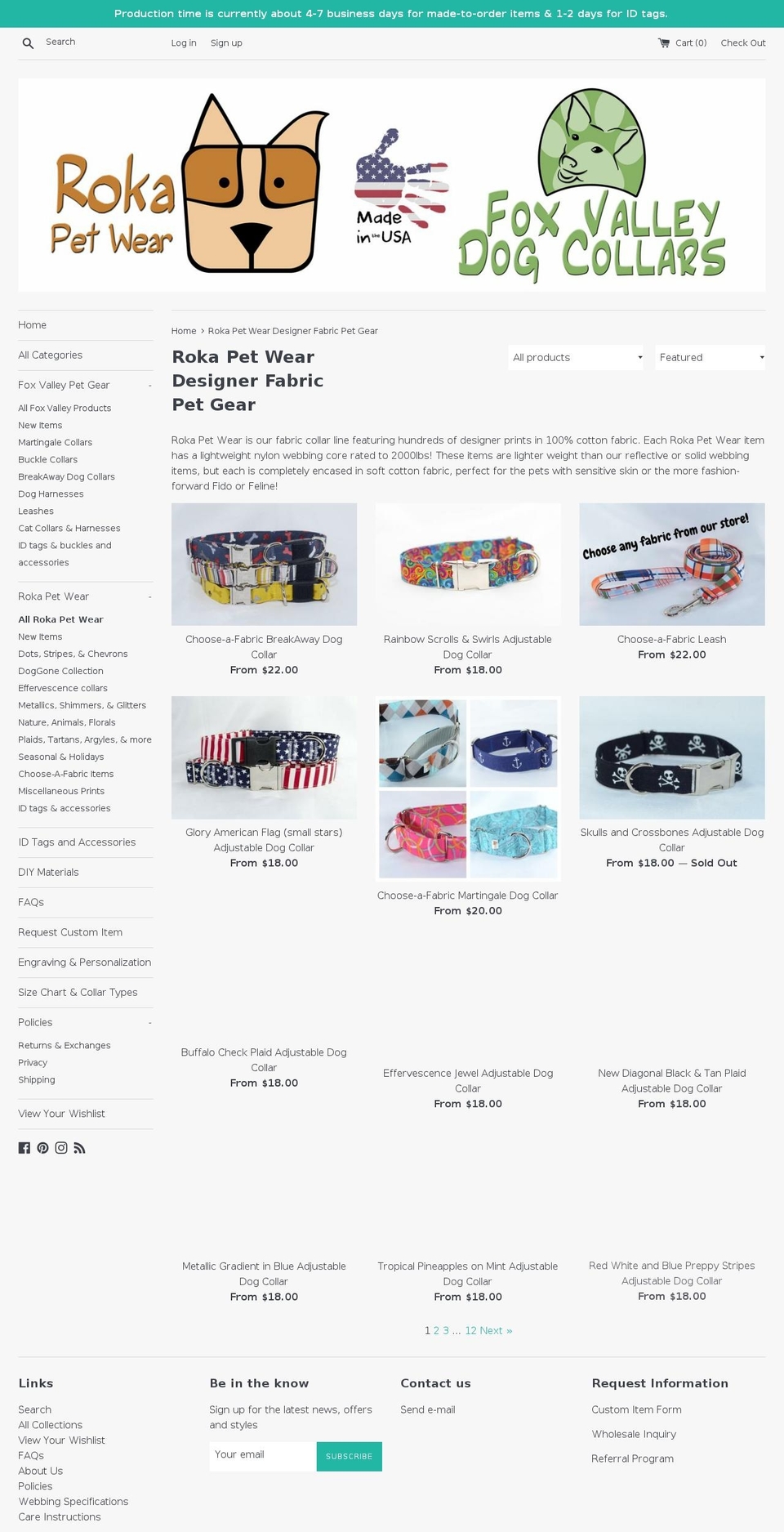 rokapetwear.com — Shopify storefront screenshot