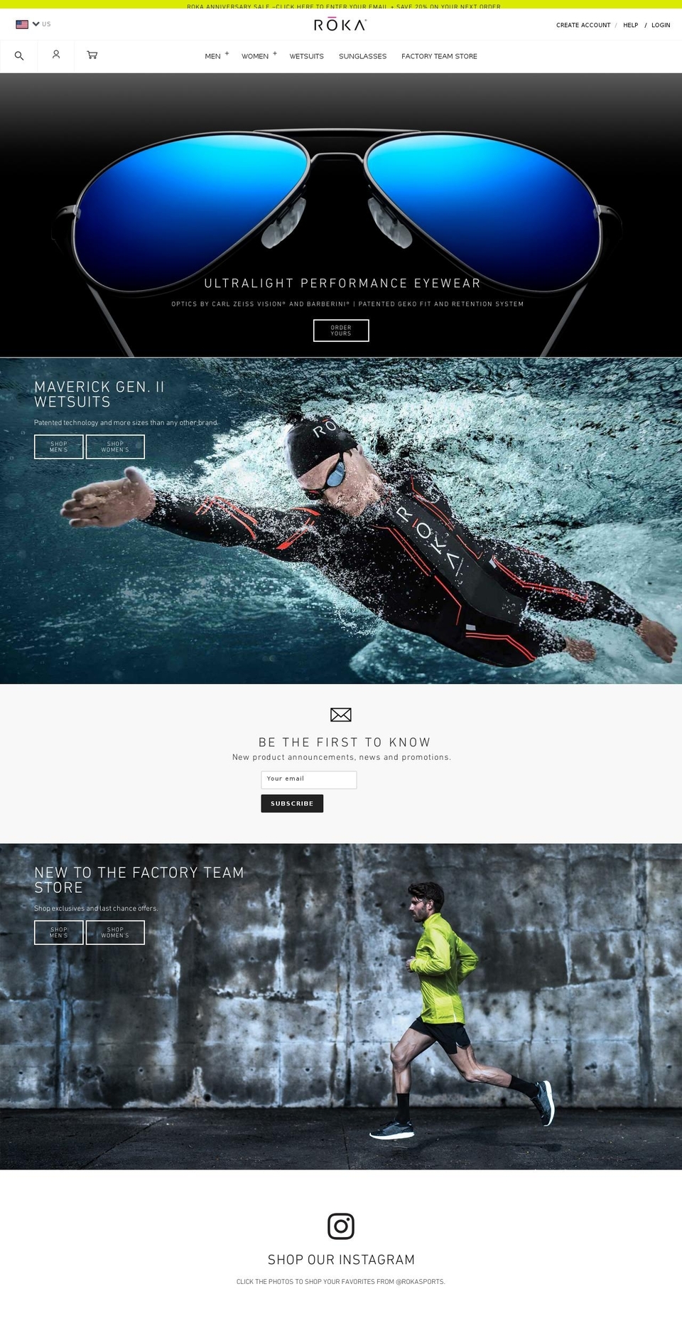 rokasports.se shopify website screenshot