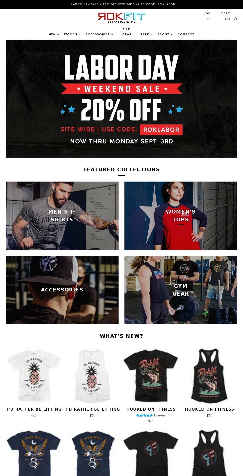 rokfit.net shopify website screenshot