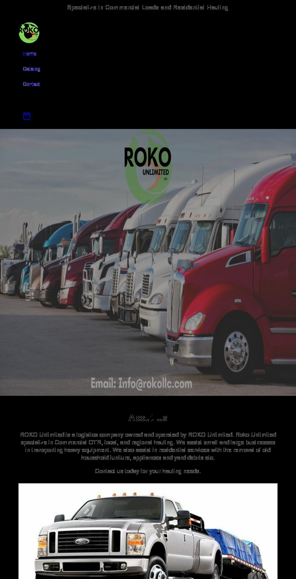 rokollc.com shopify website screenshot