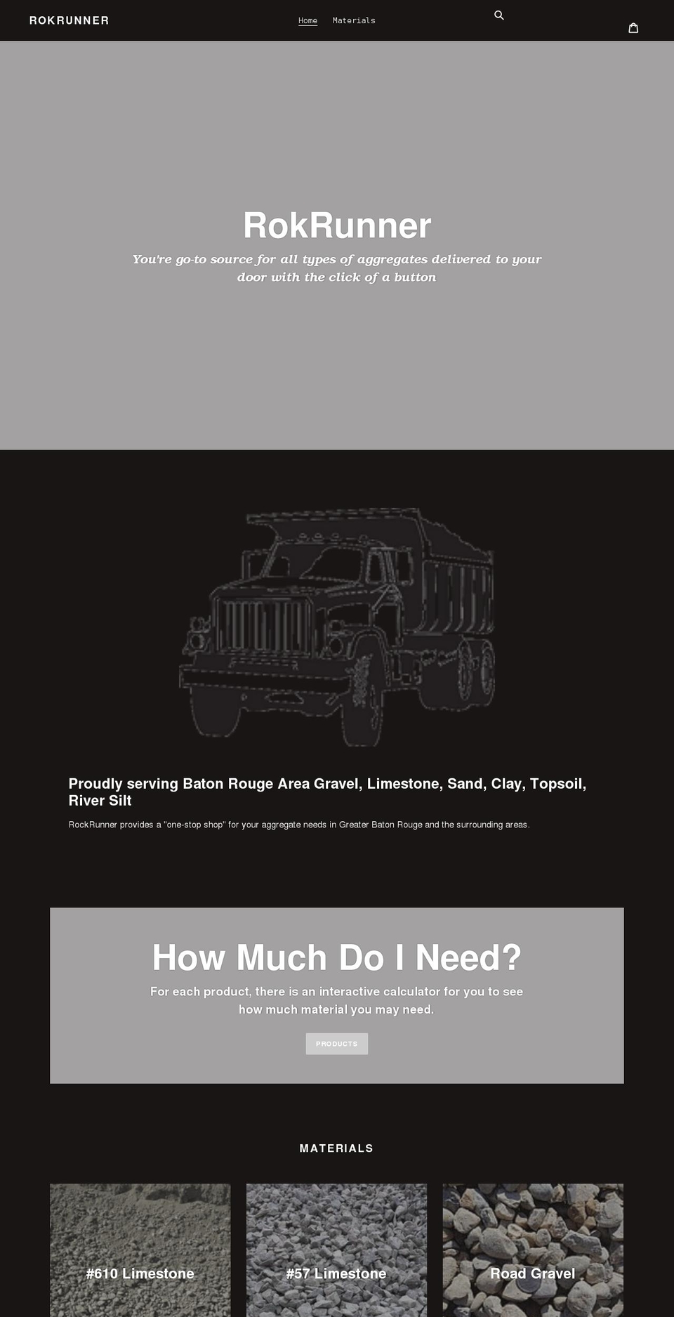 rokrunner.com shopify website screenshot