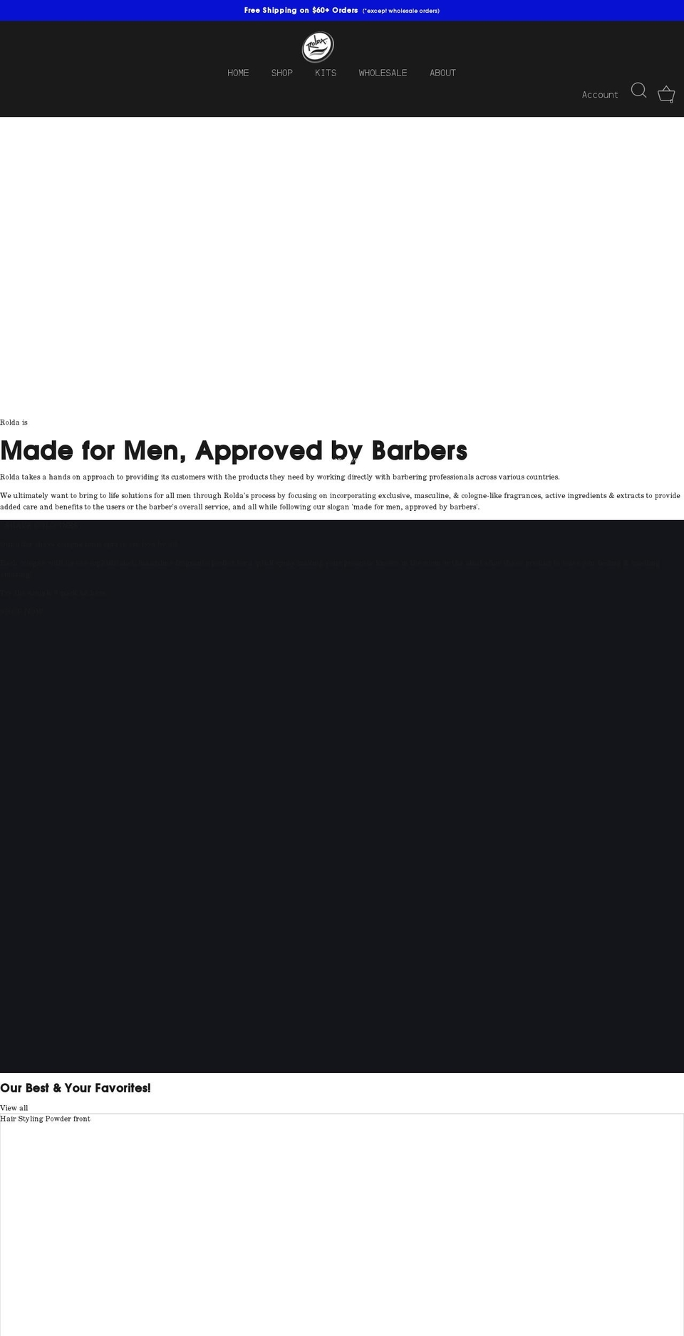 rolda.com shopify website screenshot