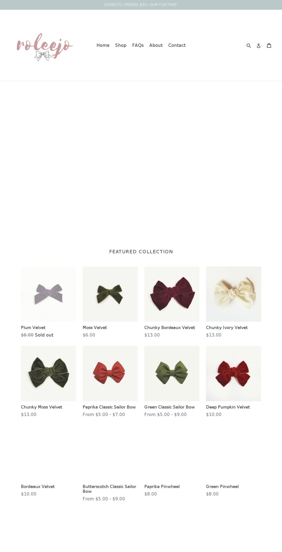 roleejo.com — Shopify storefront screenshot
