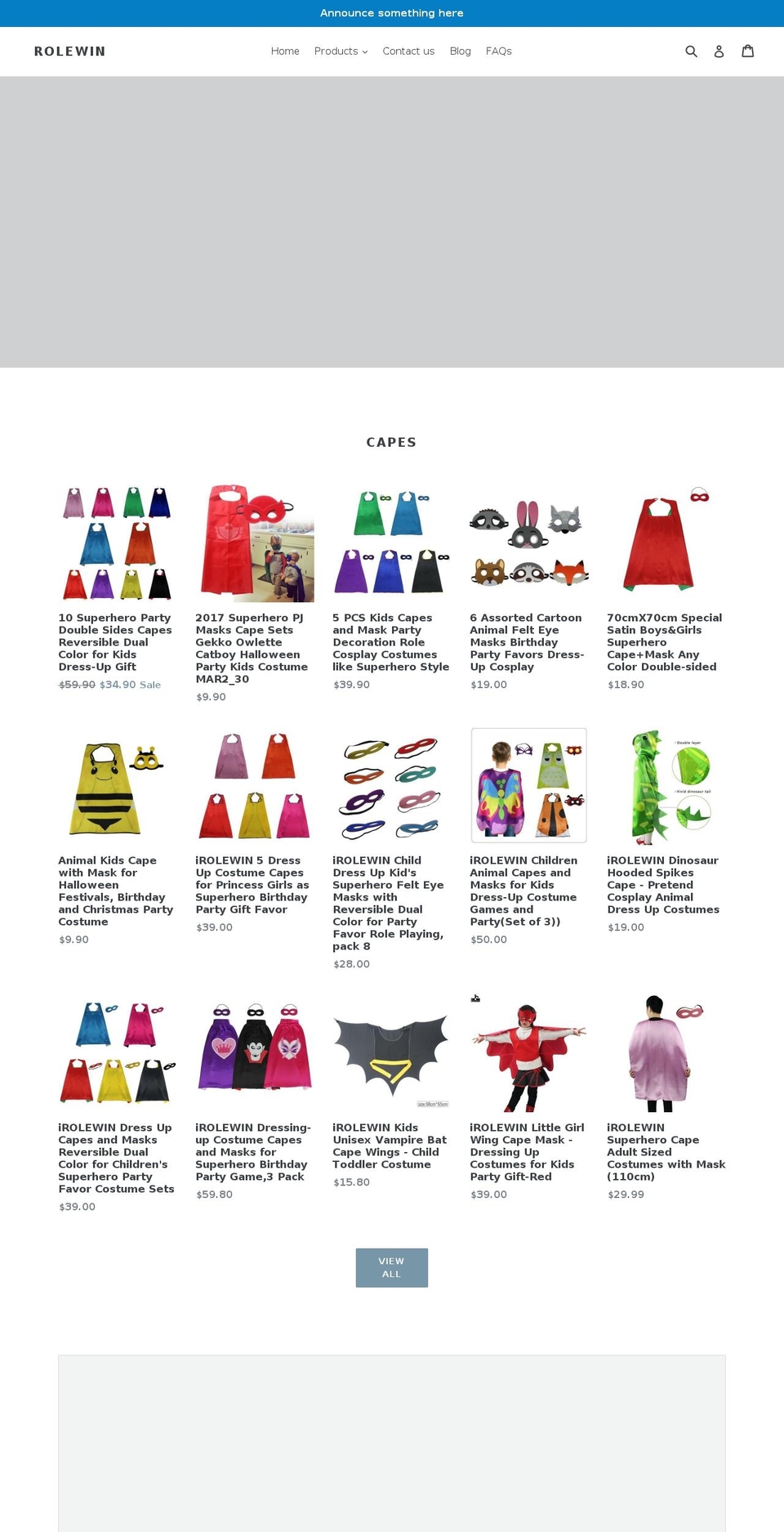 rolewin.com — Shopify storefront screenshot