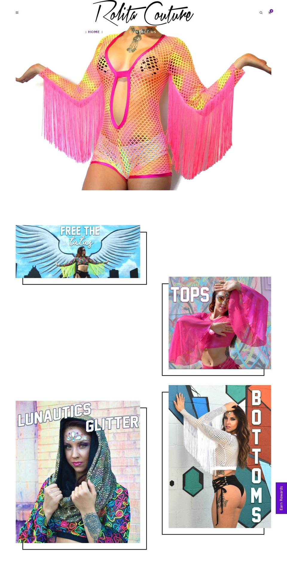 rolitacouture.com shopify website screenshot