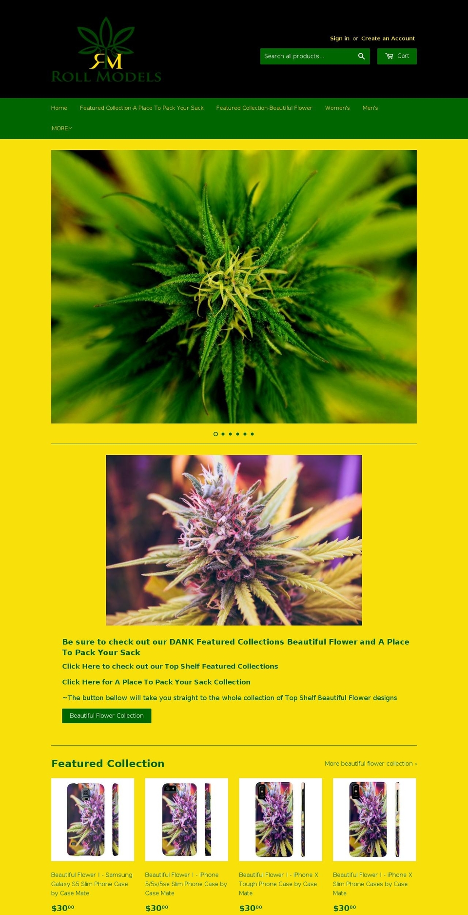 roll-models.myshopify.com shopify website screenshot