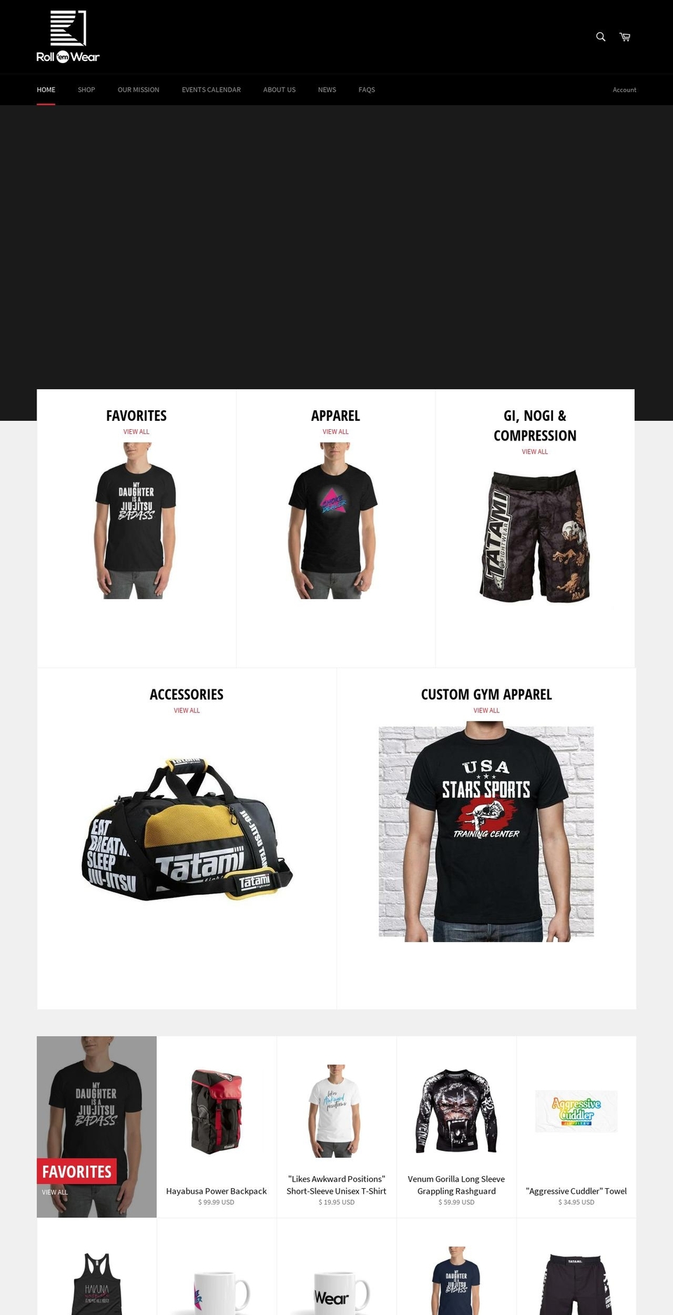 rollemwear.com — Shopify storefront screenshot