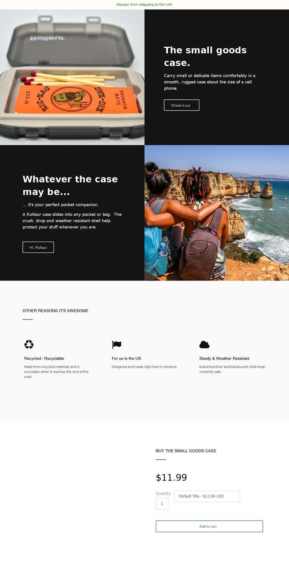 rolleur.com shopify website screenshot