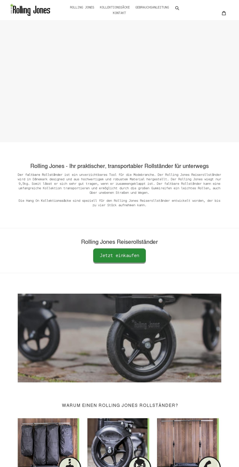 rollingjones.de shopify website screenshot