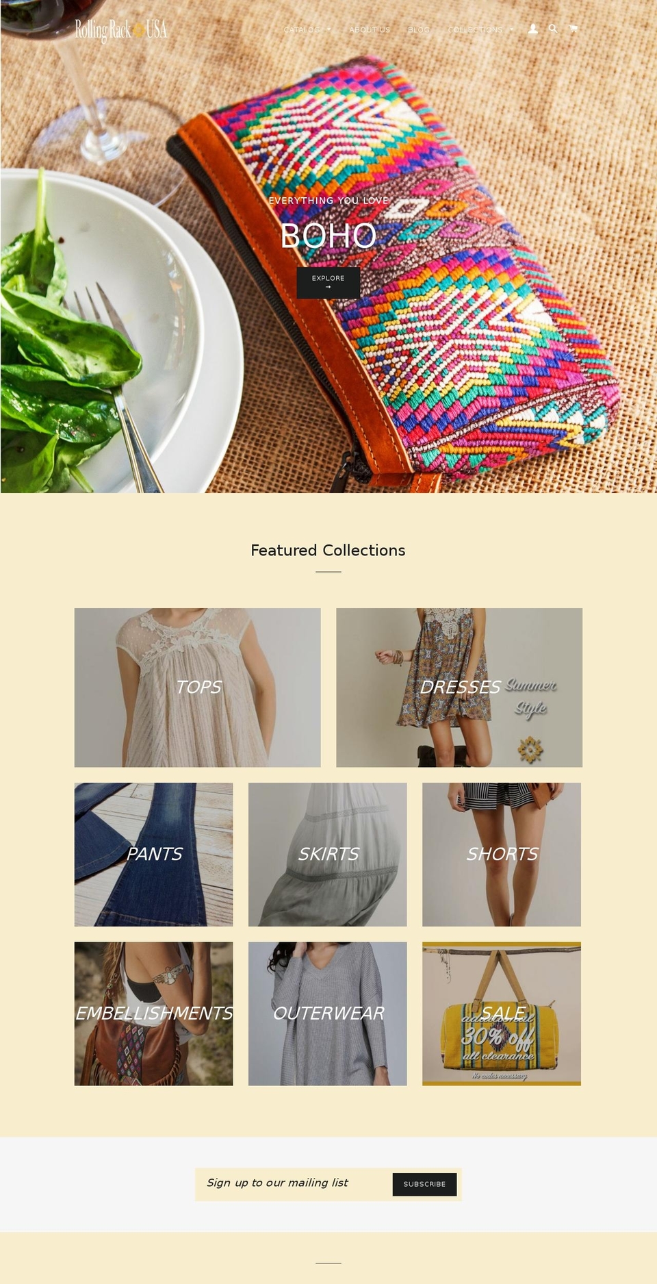 rollingrackusa.com — Shopify storefront screenshot