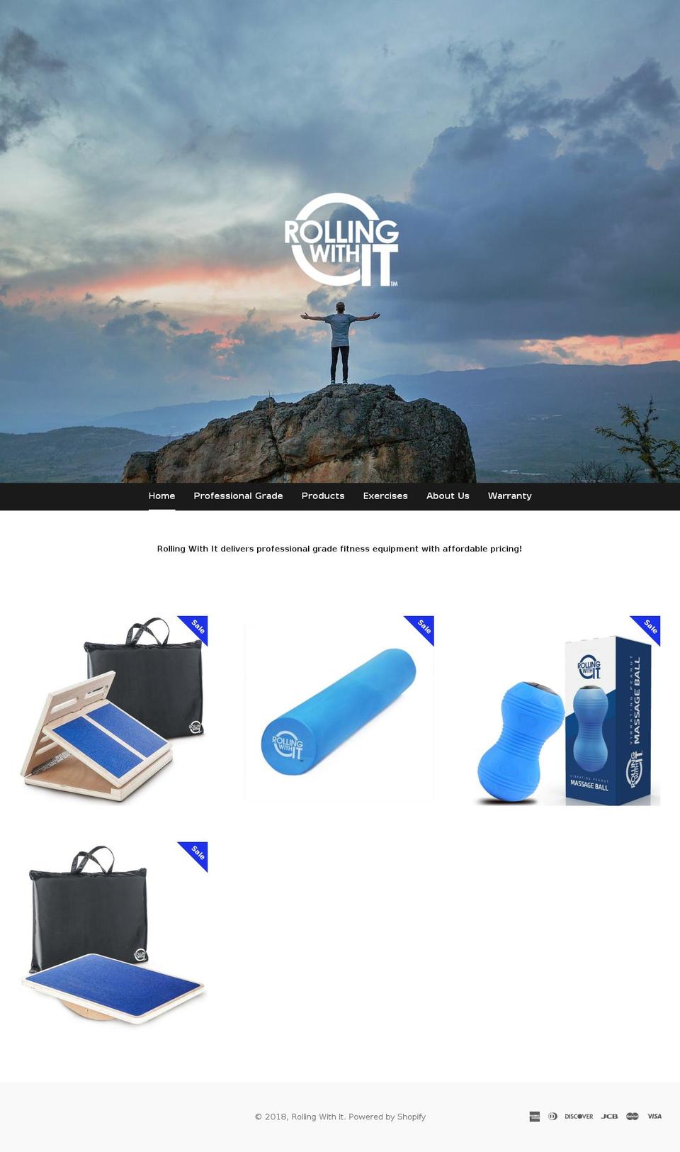 rollingwithitonline.com — Shopify storefront screenshot