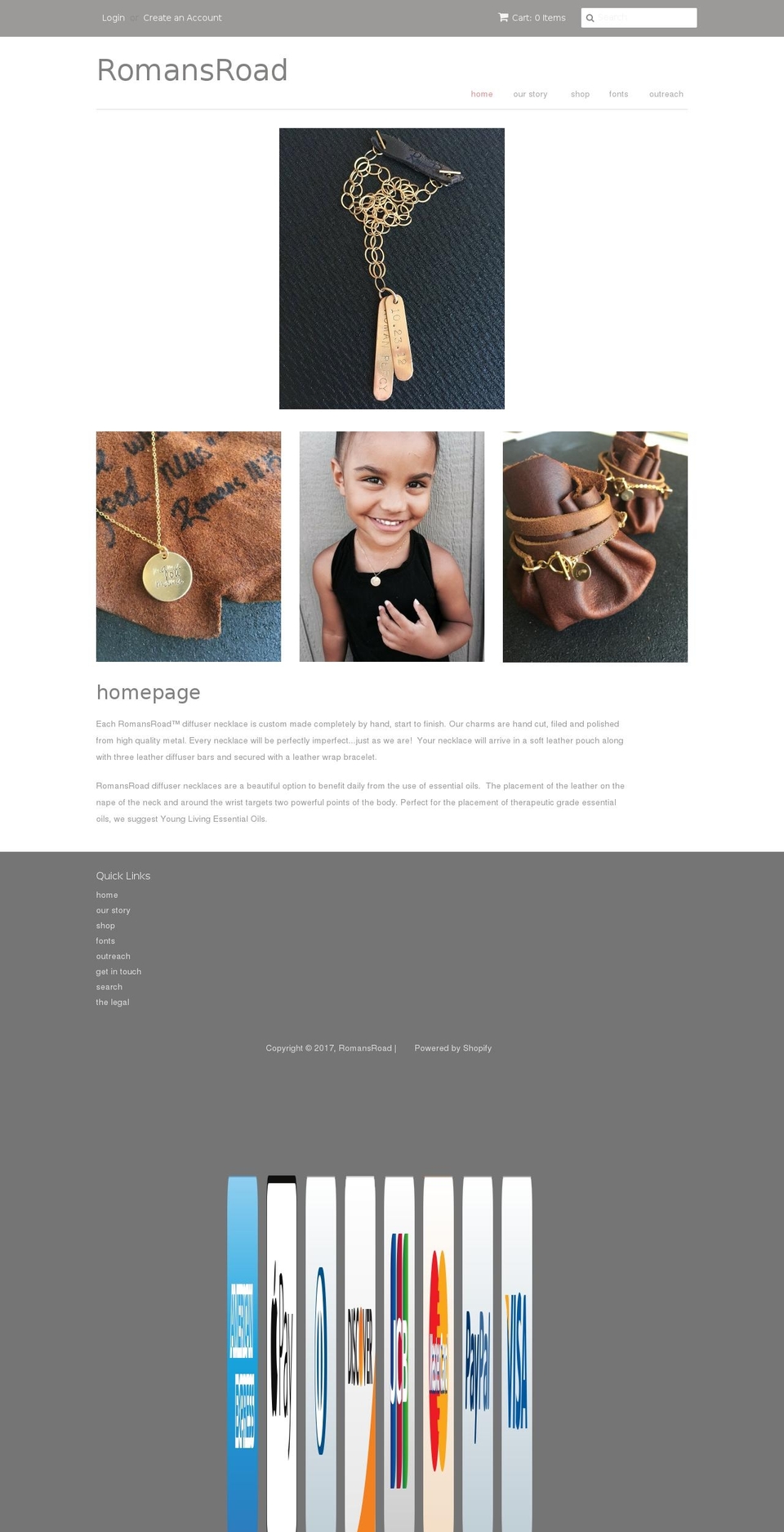 romansroad.com shopify website screenshot