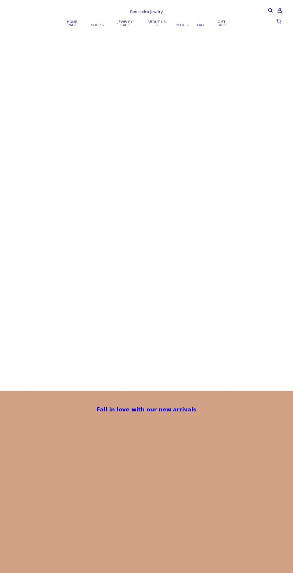romanticashoponline.com shopify website screenshot