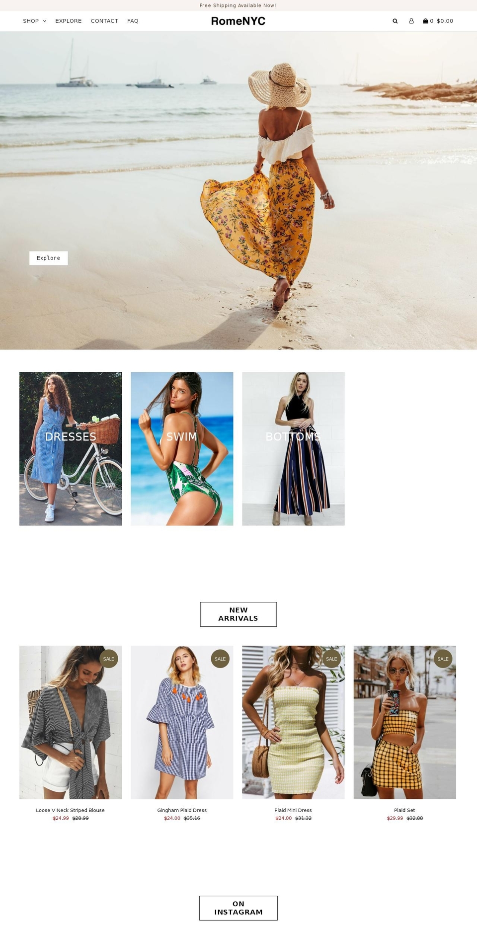 romenyc.com — Shopify storefront screenshot