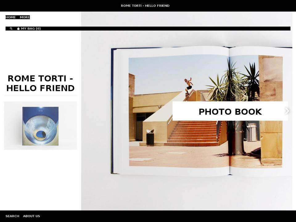 rometortihellofriend.com — Shopify storefront screenshot