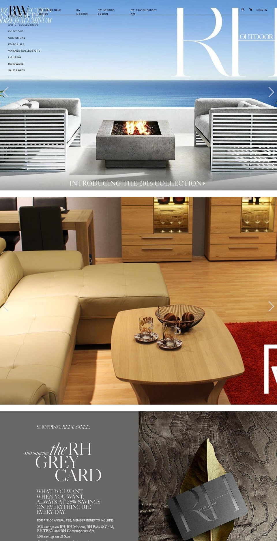 romewoodandco.com shopify website screenshot