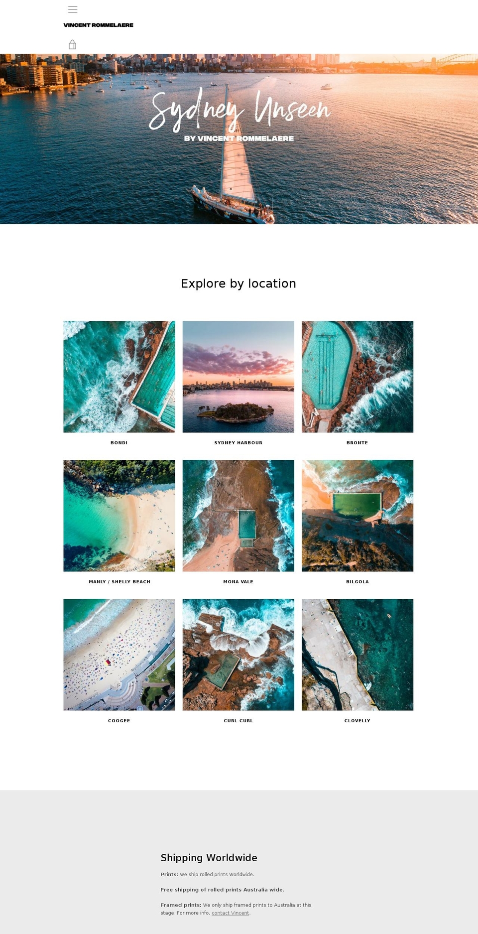 rommelaere.com — Shopify storefront screenshot