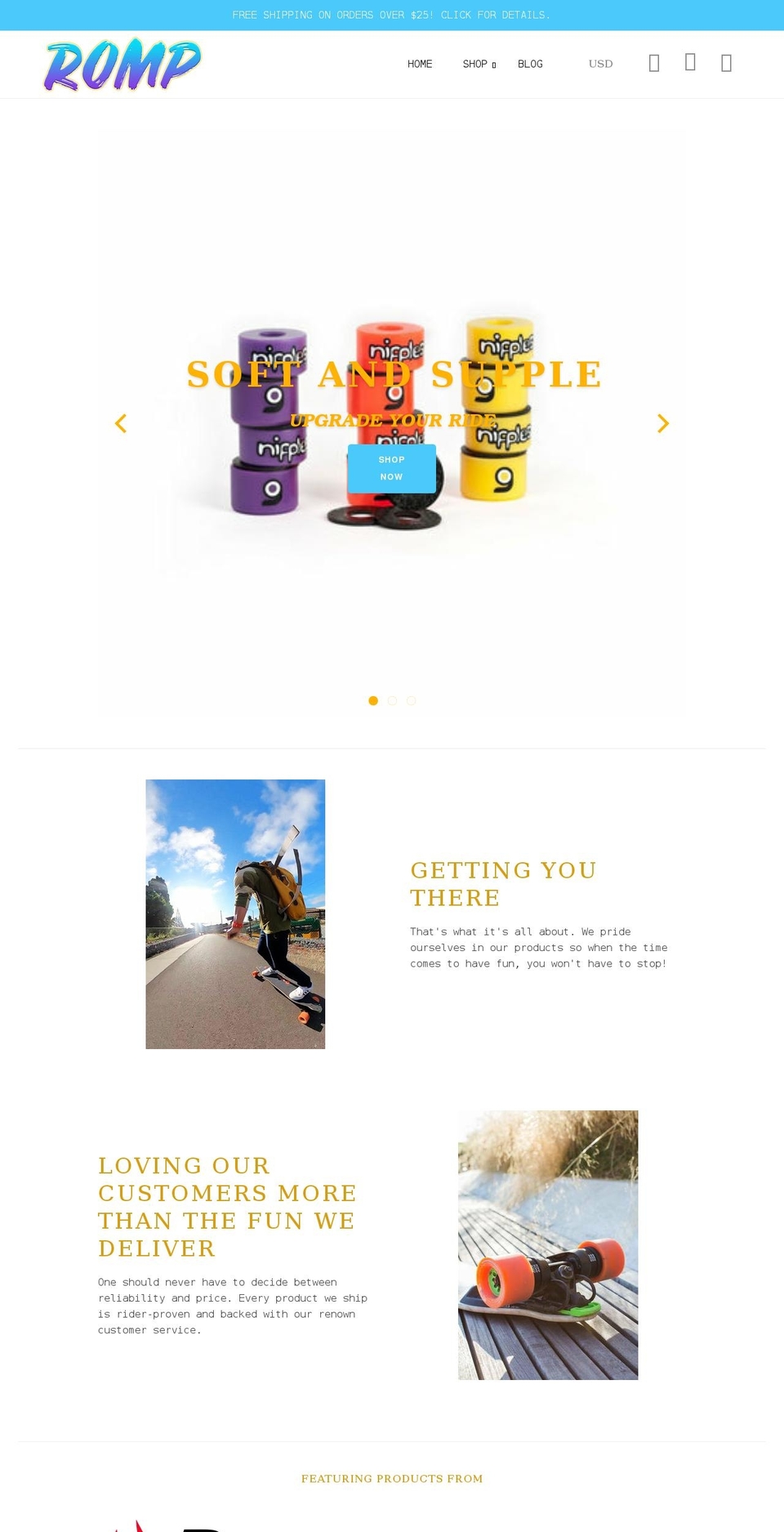 rompsupply.com shopify website screenshot