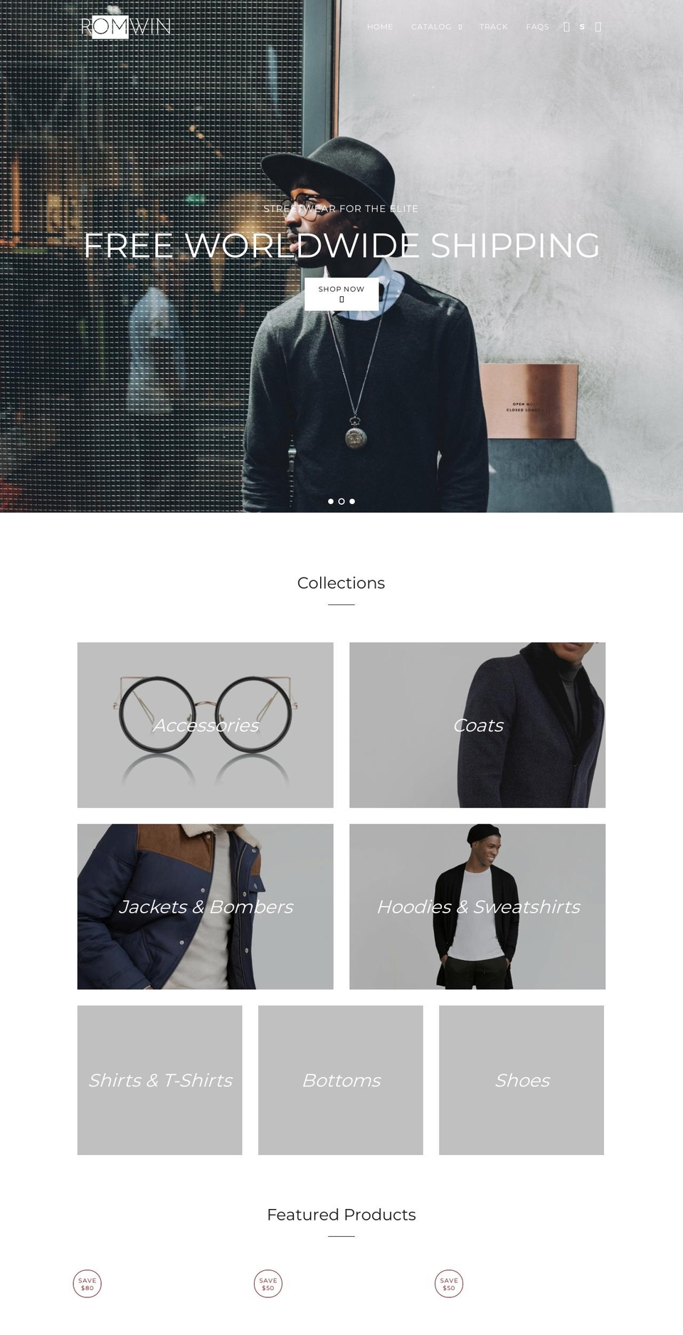 romwin.com — Shopify storefront screenshot