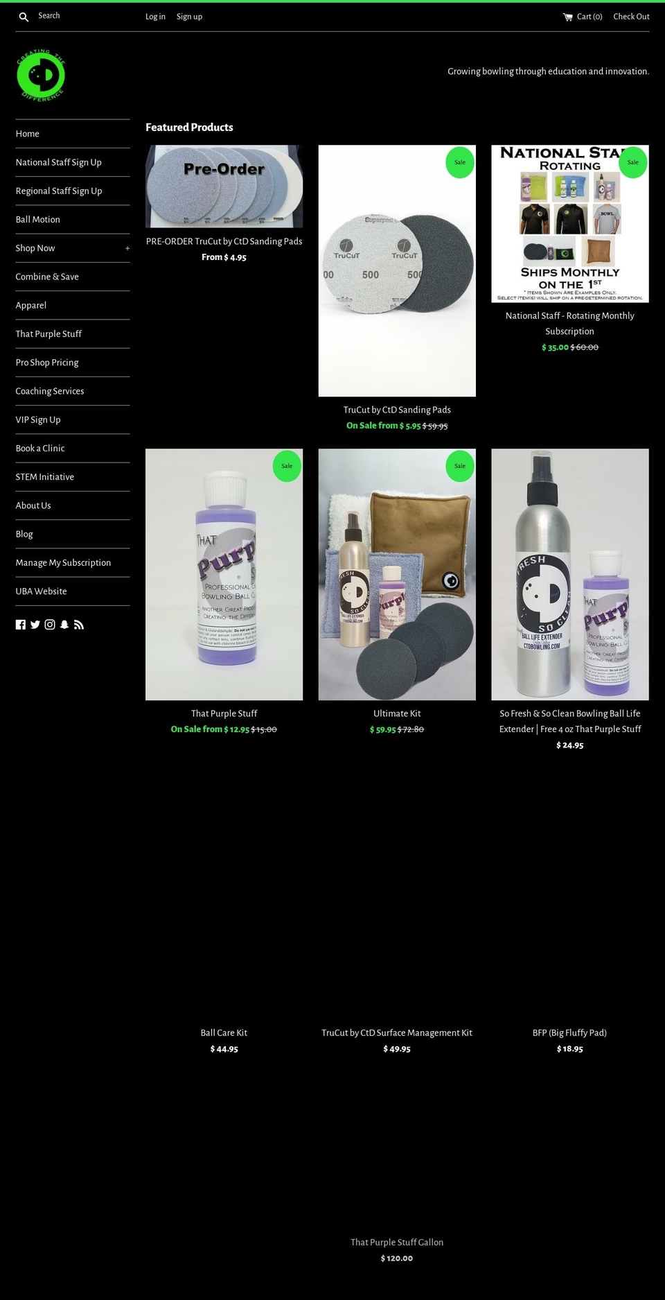 ronaldhicklandjr.com — Shopify storefront screenshot