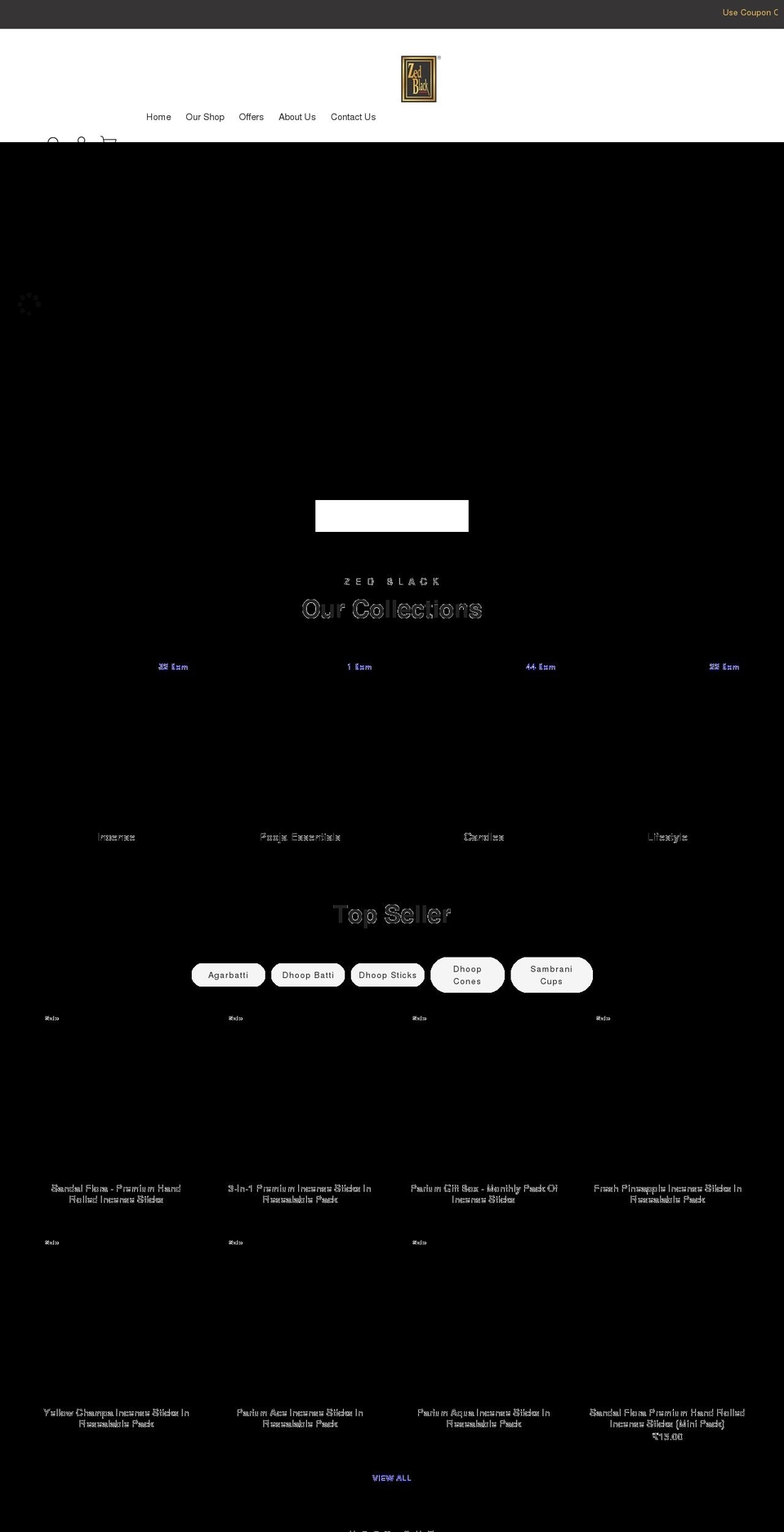 ronaldmoscoso.com shopify website screenshot