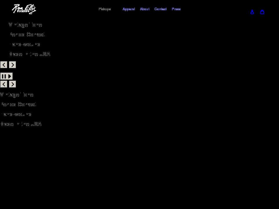 ronellispickups.com shopify website screenshot