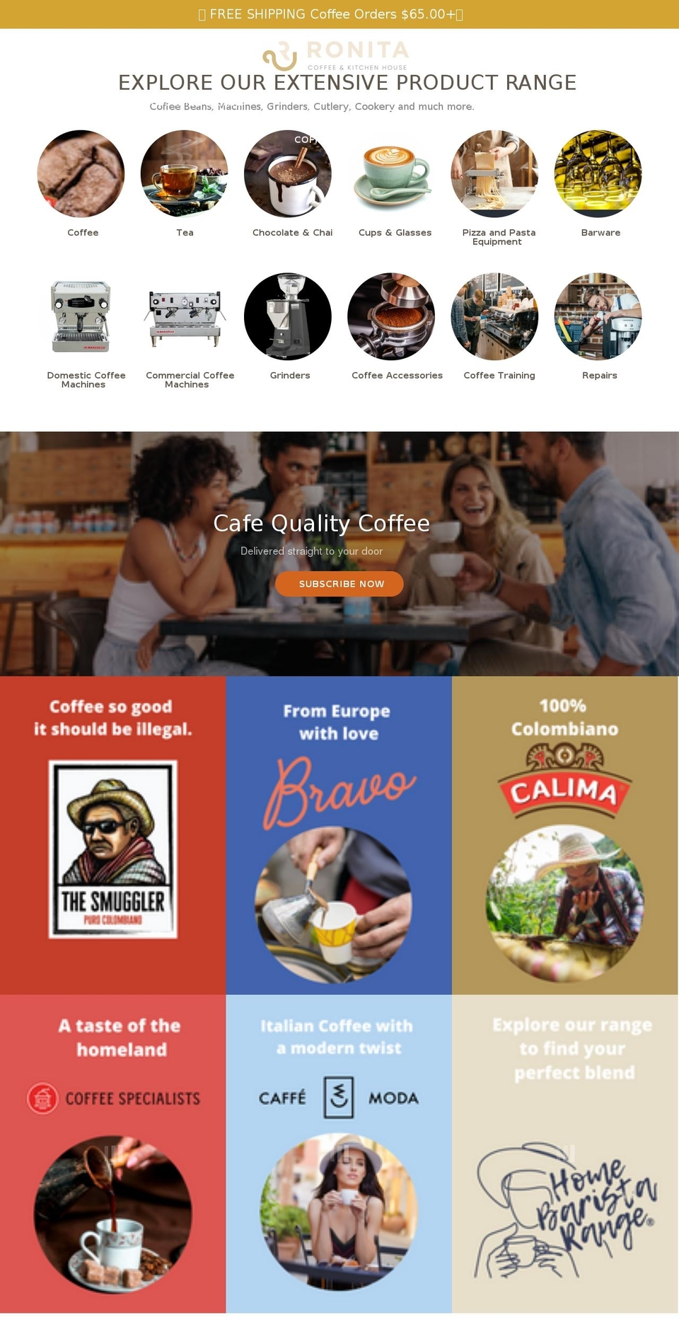 ronita.com.au shopify website screenshot