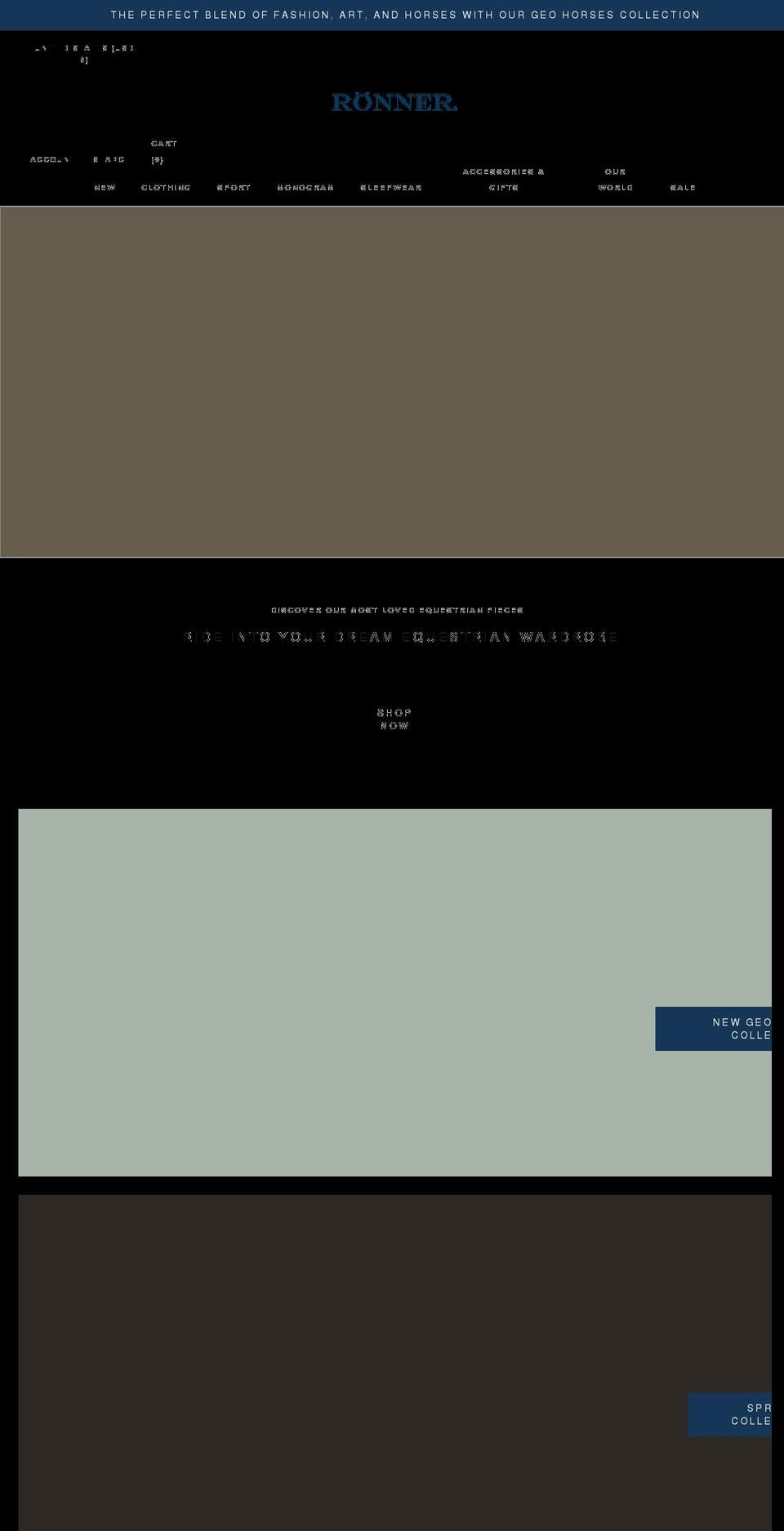 ronnerdesign.com shopify website screenshot