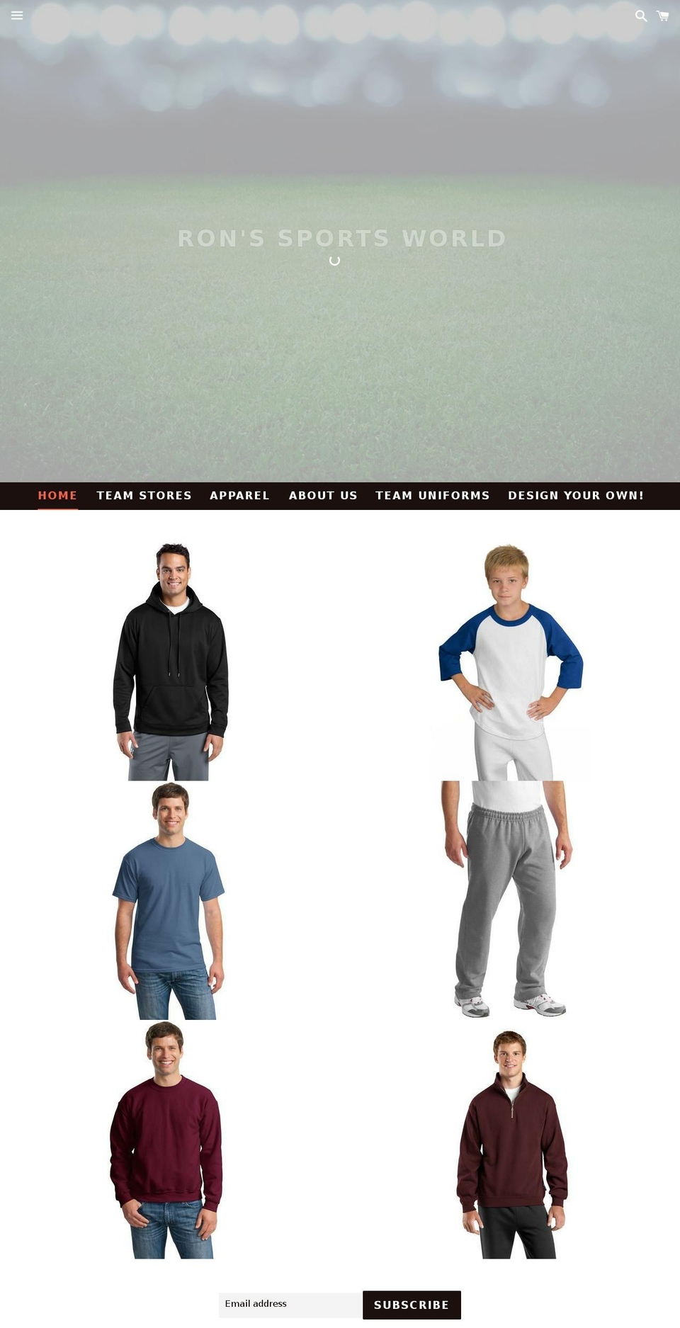 ronssw.com shopify website screenshot